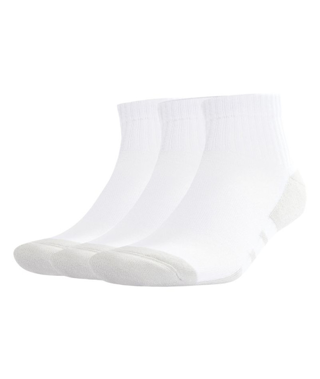 Calcetines de FitnEssentials adidas Essentials Cc Qrt 3P Blanco