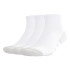 Calcetines de FitnEssentials adidas Essentials Cc Qrt 3P Blanco