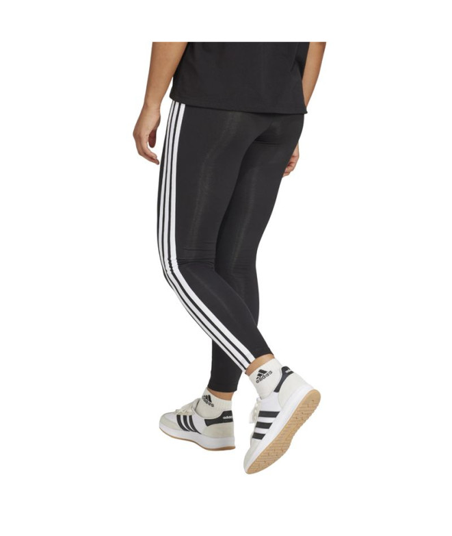 Mallas adidas 3 Bandas Sj Mujer Negro/Blanco