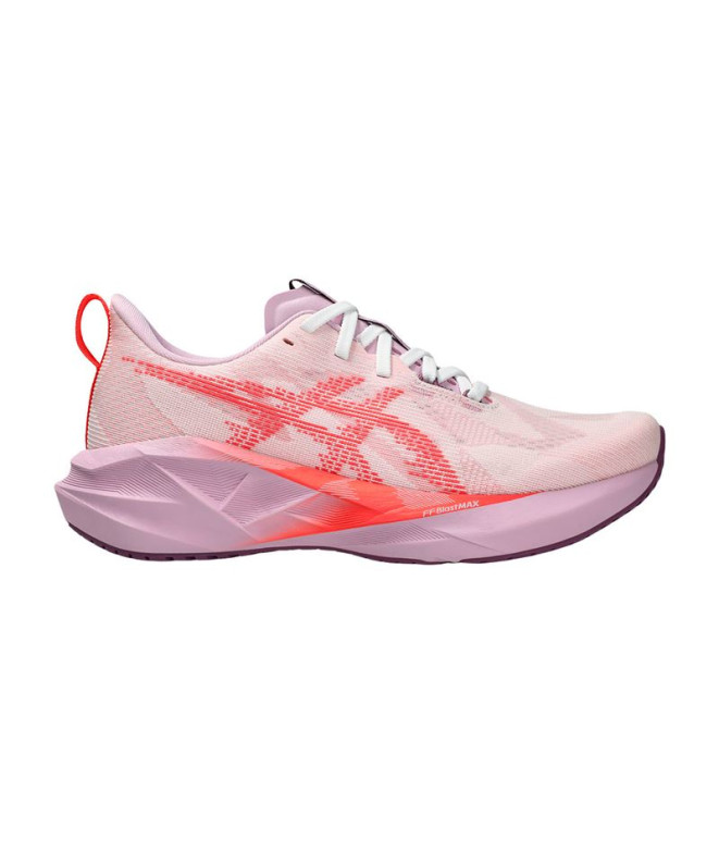 Chaussures Running Femme de ASICS Novablast 5 Blanc/Coral