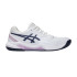 Chaussures Tennis Gel Femme de ASICS -Dedicate 8 Blanc/Indigo Fog
