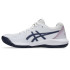 Chaussures Tennis Gel Femme de ASICS -Dedicate 8 Blanc/Indigo Fog