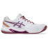 Sapatilhas Gel Mulher padel ASICS -Dedicate 8 Padel Branco/Escuro Ube