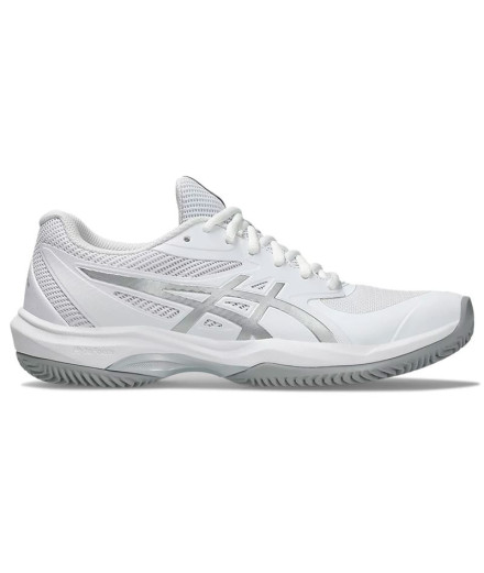 Zapatillas de Tenis ASICS Game Ff Clay/Oc Mujer Blanco/Plata
