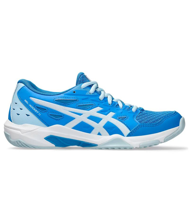 Sapatilhas Andebol Gel Mulher from ASICS -Rocket 11 Azul/Branco