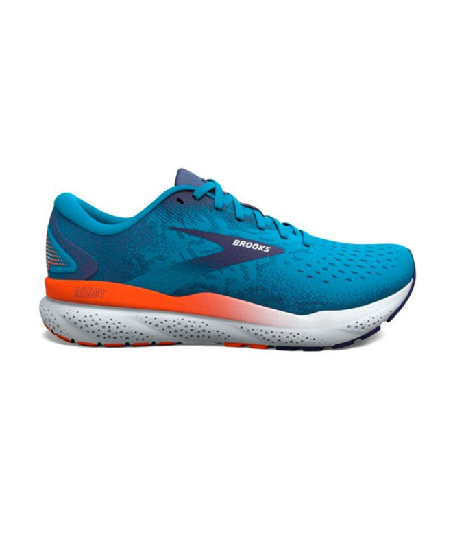 Zapatillas de Running Brooks Ghost 16 Hombre Bonnie Blue/Blue Ribbon/Orange