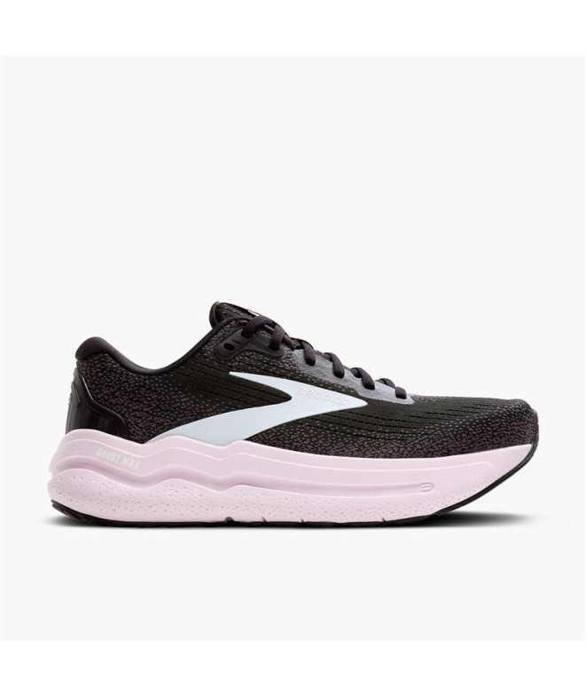 Chaussures Running Brooks Femme de Ghost Max 2 Noir/Blanc/Orchid Ice