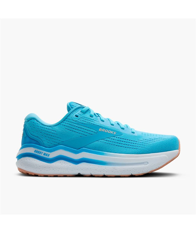 Chaussures Running Brooks Femme de Ghost Max 2 Baltic Sea/Bonnie Blue/Peach