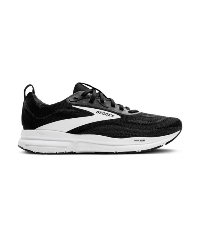 Chaussures Running Brooks Femme de Trace 4 Noir/Gris/Blanc