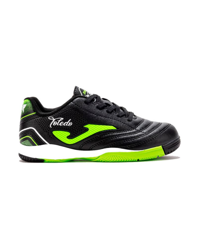 Zapatillas Joma Toledo Jr 2501 Negro Indoor Infantil