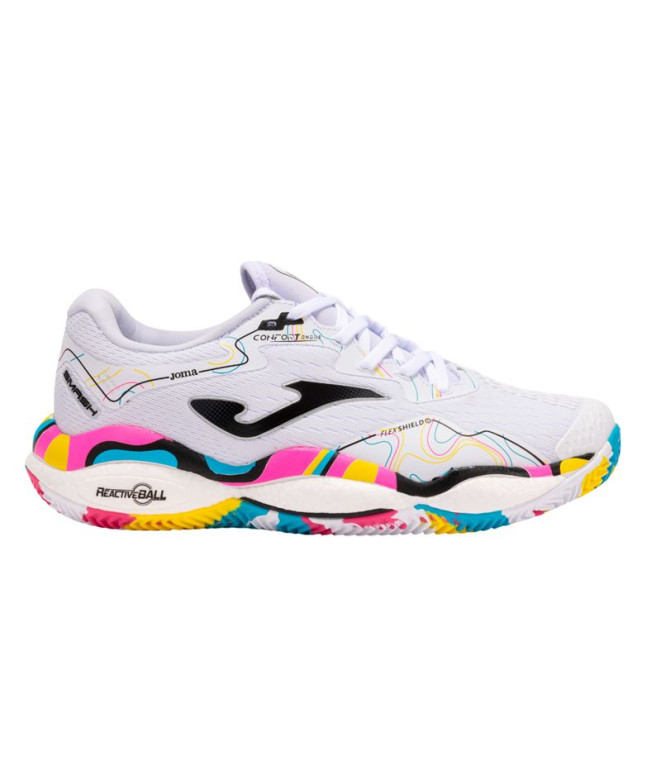 Zapatillas Joma Smash Men 2592 Blanco Multicolor Niño