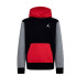 Moletom Menino Jordan Mj Brooklyn Flc Po Preto (Vermelho)