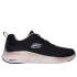 Sapatilhas Skechers Mulher Vapor Foam - Meia-noite Malha preta/Rosa com rebordo dourado