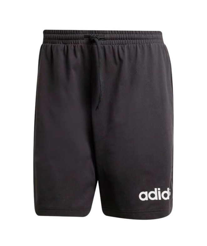 Calça adidas Homem Calção Linear Preto/Branco