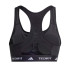 Sujetador Deportivo de Fitness adidas Techfit Mujer Negro