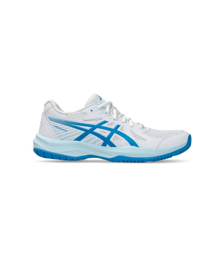 Chaussures Handball Femme aSICS Upcourt 6 Blanc/Bleu
