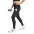 Malhas Fitness adidas Mulher de Train Essentials Big Logo Full Length Preto