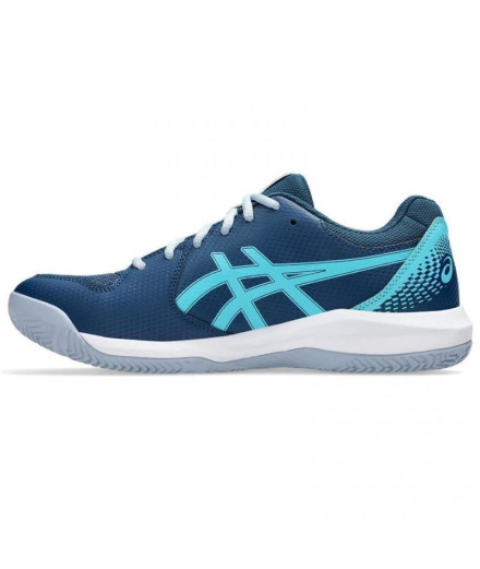 Chaussures Gel Homme padel ASICS -Dedicate 8 Padel Bleu/Gris 2