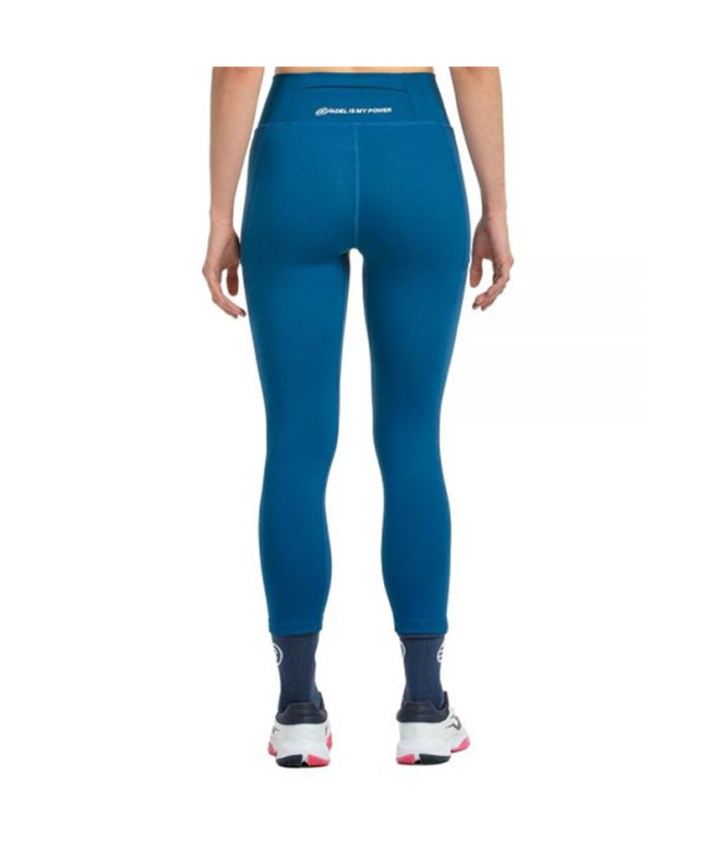 Malha de Padel Bullpadel Damava Mulher Azul Tinta