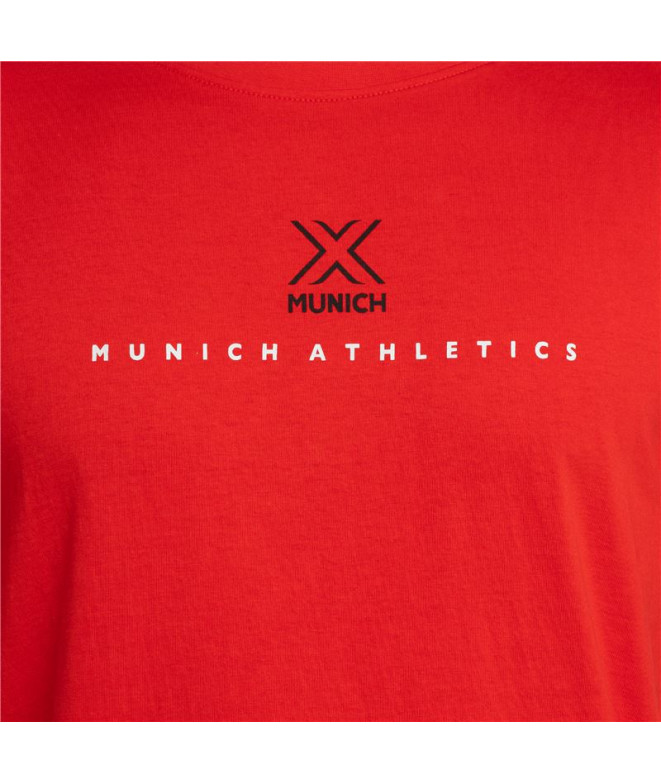 Camiseta Munich Athletic Stain Hombre Rojo