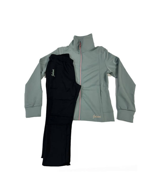 Chándal Joluvi Lexie W Mujer Verde Palido/Negro
