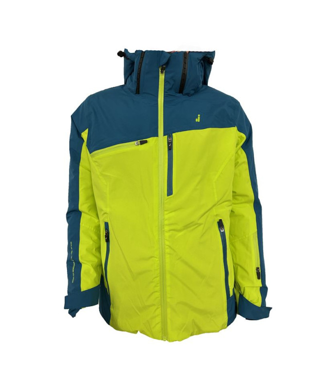 Chaqueta de Montaña Joluvi Sestriere Hombre Citrico/Azul Profundo