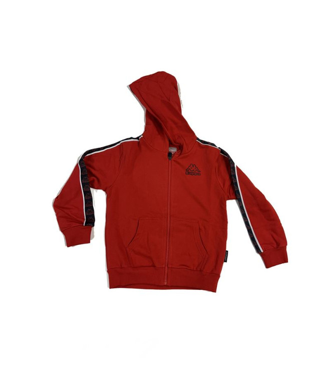 Sudadera Kappa 8031F0036 T-Swt Boy Niño Rojo