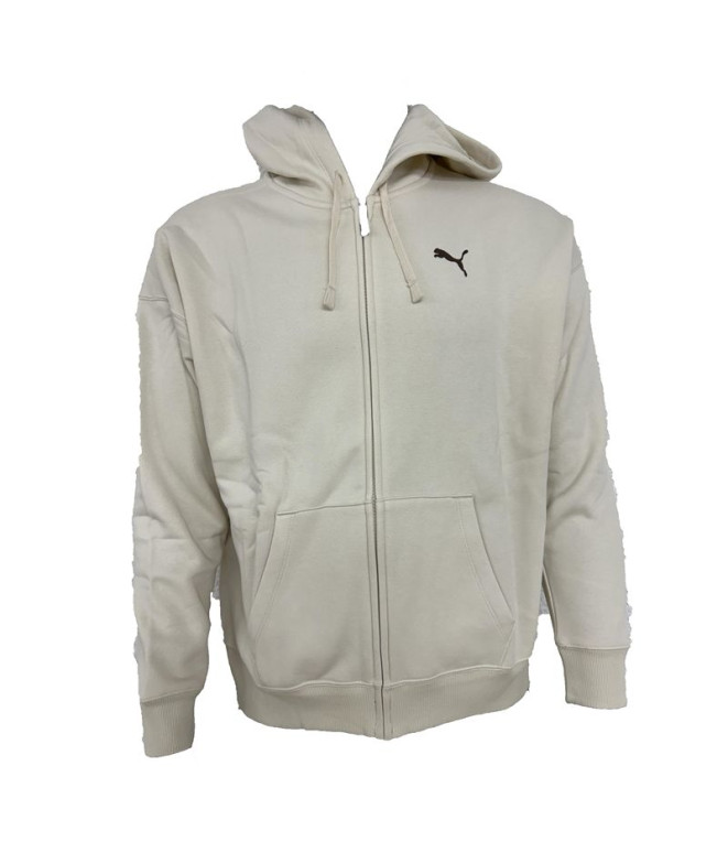 Sweat Puma Script Hoodie Fz Fl Femme