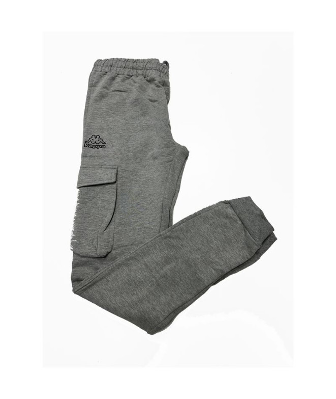 Pantalón Kappa 8031Pf0044 T-Pant Boy Niño Gris Melange