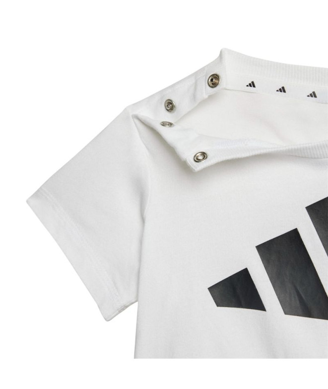 Ensemble adidas Bébés Big Logo Noir/Blanc