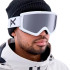 Gafas de Esqui e Snow Anon Helix 2 Perceive + Lens Extra Branco / Onyx Homem
