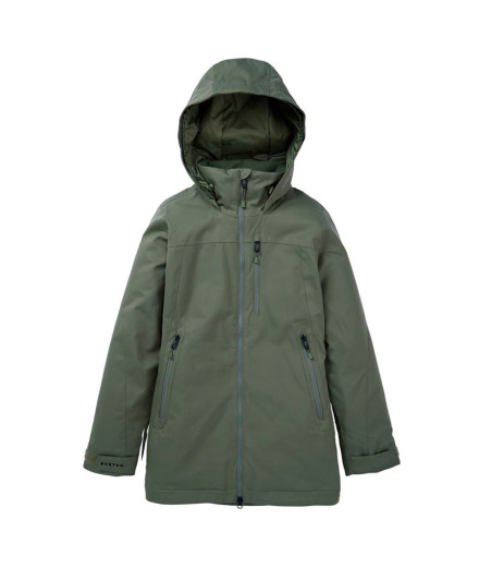 Casaco de Esqui Y Snow Burton Lelah Floresta Musgo Mulher