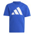 Camiseta adidas Infantil Grande logótipo azul/branco