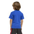 Camiseta adidas Infantil Grande logótipo azul/branco