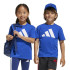 Camiseta adidas Infantil Grande logótipo azul/branco
