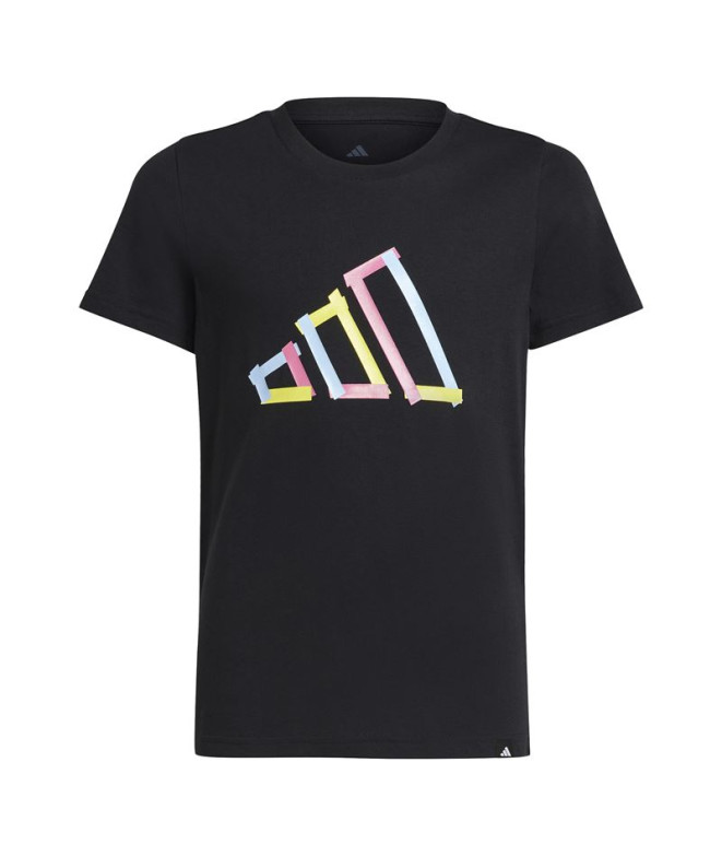 Camiseta adidas Infantil Negro