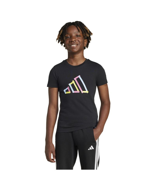 Camiseta adidas Infantil Preto