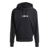 Moletom adidas French Terry Homem Lin Hd Preto/Branco