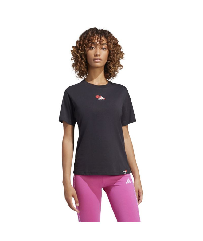 Camiseta adidas Mulher Mini Preto