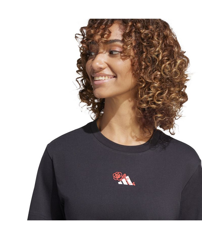 Camiseta adidas Mulher Mini Preto