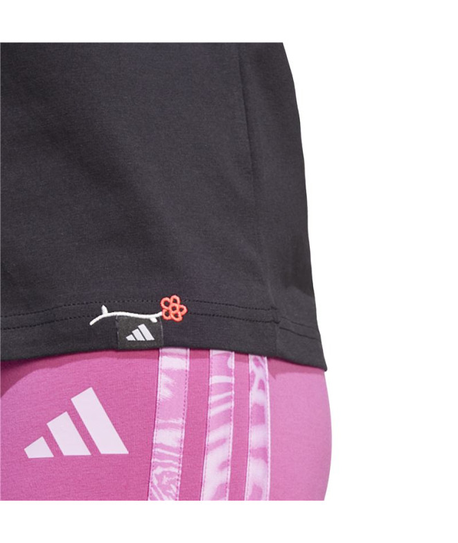 Camiseta adidas Mulher Mini Preto