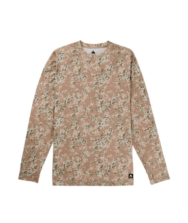 Sudadera de Esquí Y Snow Burton Mdwt Crew Snowfall Camo Hombre