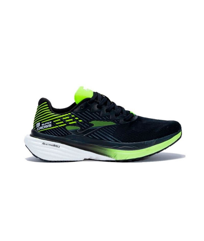 Zapatillas Joma Super Cross Men 2531 Negro Amarillo Hombre