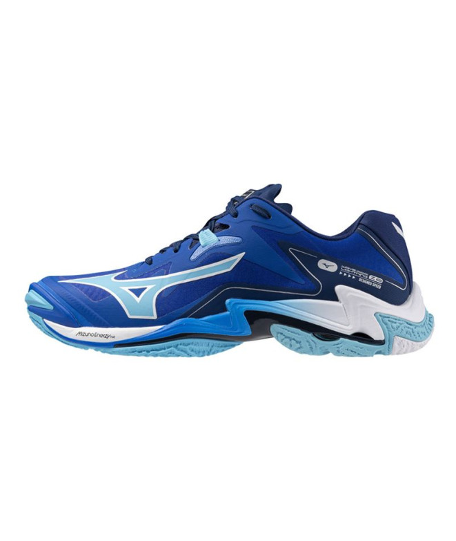 Chaussures Volley-ball Mizuno de Wave Lightning Z8 Bleu/Blanc