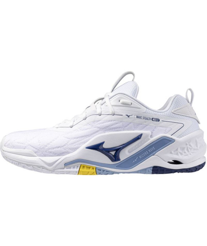 Chaussures Handball Mizuno par Wave Stealth Neo 2 Blanc