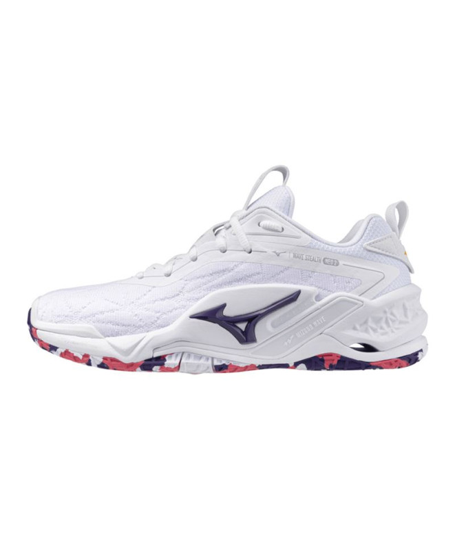 Sapatilhas Andebol Mizuno Mulher de Wave Stealth Neo 2 Branco