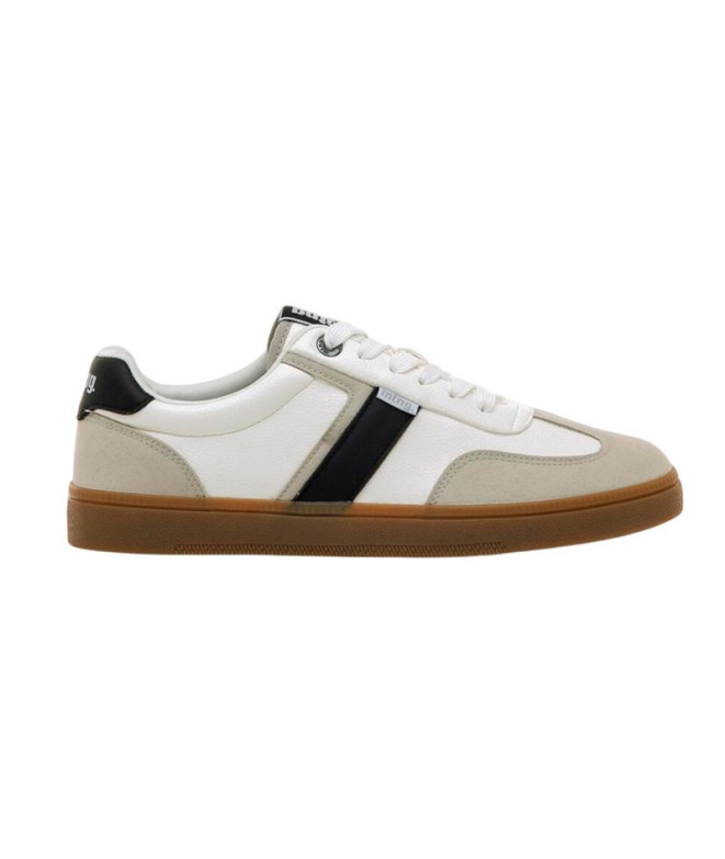 Zapatillas Mustang 2025 V Attitude Hombre Murri Blanco / Negro