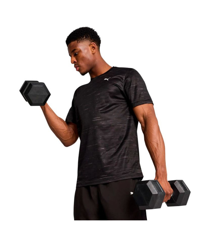 Camiseta Homem by Fitnes Puma Tad Essentials Preto