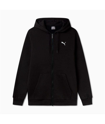 Chaqueta Puma Essentials+ Graphic Hoodie Fz Hombre Negro