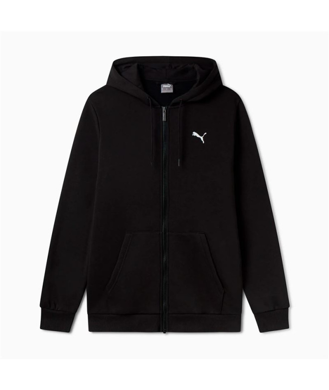 Chaqueta Puma Essentials+ Graphic Hoodie Fz Hombre Negro